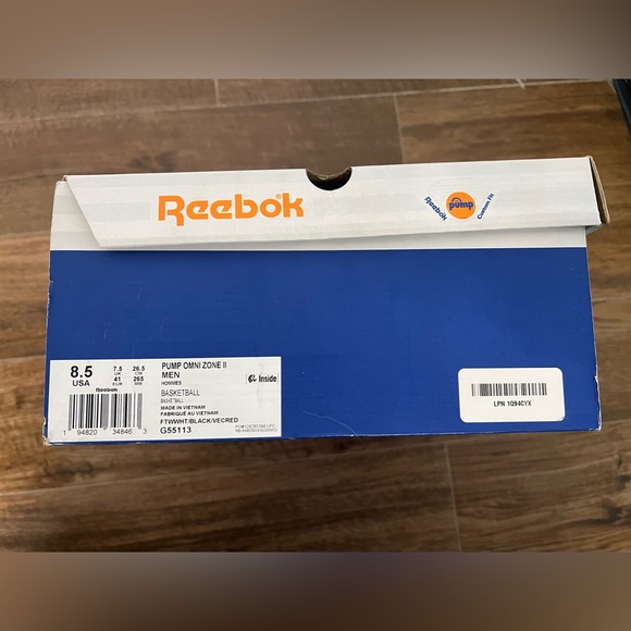 NIB Pump It Up! Omni Zone ll Men’s Sz 8.5 - Picture 6 of 7